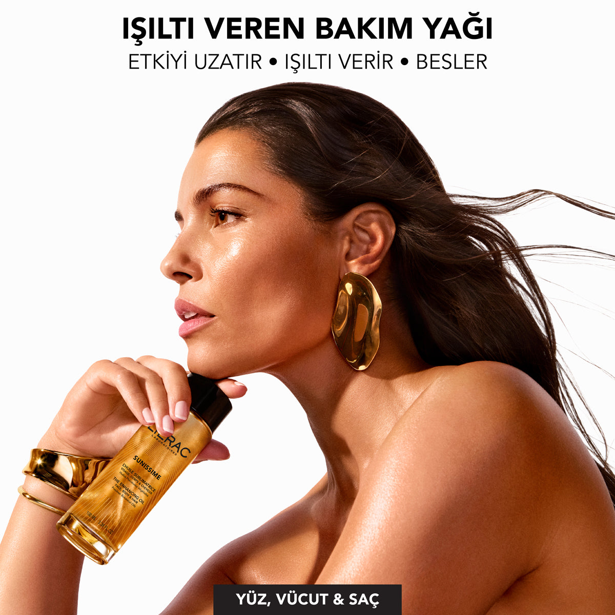 Sunissime Gold Işıltılı Çok Amaçlı Kuru Yağ 100 ml